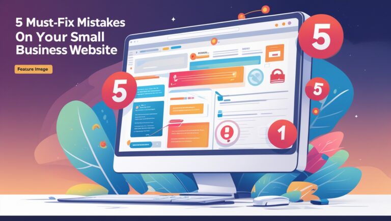 5 Must-Fix Mistakes on Your Small Business Website